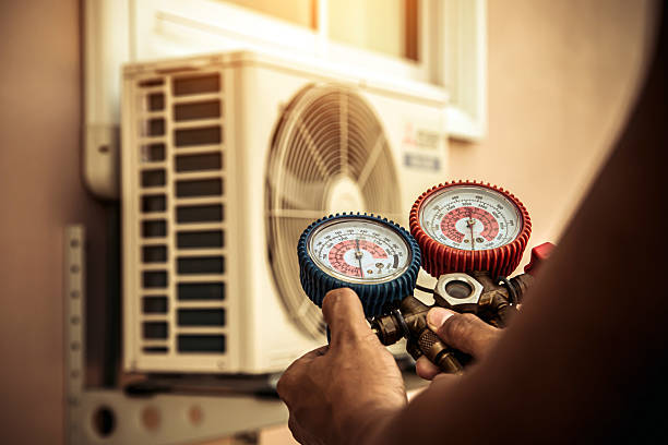 Professional Ductwork Repair technician working in Awendaw, SC